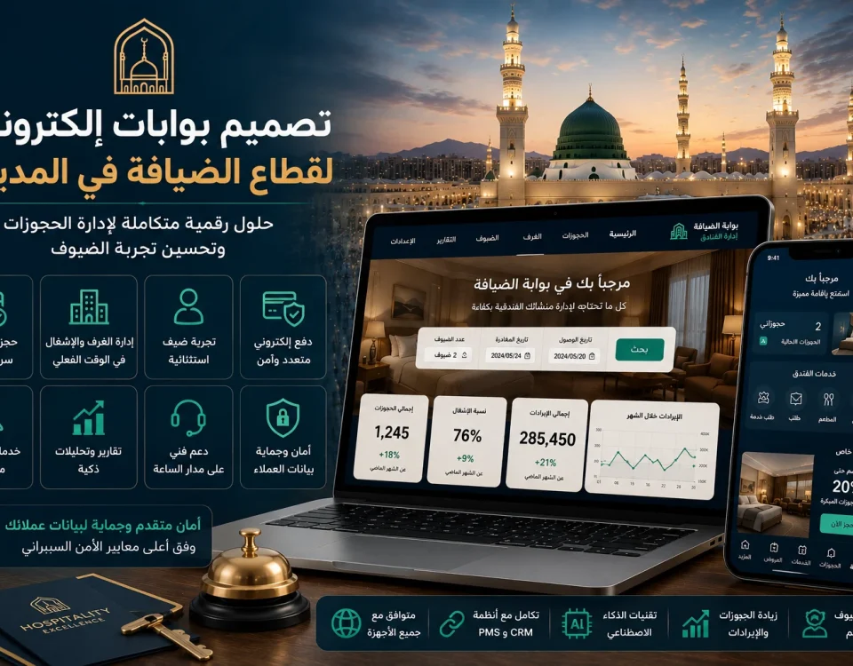 ChatGPT Image Jun 26 2026 05 25 38 AM تصميم بوابات إلكترونية لقطاع الضيافة في المدينة