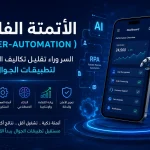 ChatGPT Image Jun 5 2026 03 08 18 AM الأتمتة الفائقة (Hyper-Automation): السر وراء تقليل تكاليف التشغيل لتطبيقات الجوال
