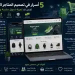 5 أسرار في تصميم المتاجر الإلكترونية تضمن لك تجربة تسوق سلسة وعملاء دائمين. 3 ChatGPT Image Jul 1 2026 03 28 19 AM 5 أسرار في تصميم المتاجر الإلكترونية تضمن لك تجربة تسوق سلسة وعملاء دائمين.