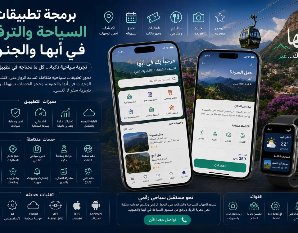 ChatGPT Image Jul 11 2026 01 36 34 PM برمجة تطبيقات السياحة والترفيه في أبها والجنوب