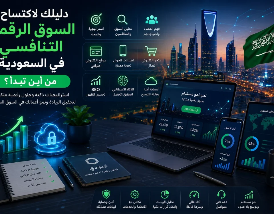 دليلك لاكتساح السوق الرقمي التنافسي في السعودية: من أين تبدأ؟ 13 ChatGPT Image Jul 18 2026 04 23 21 PM دليلك لاكتساح السوق الرقمي التنافسي في السعودية: من أين تبدأ؟