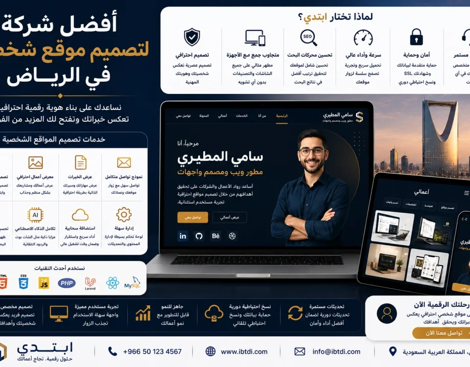 ChatGPT Image Aug 1 2026 05 34 23 AM أفضل شركة لتصميم موقع شخصي في الرياض